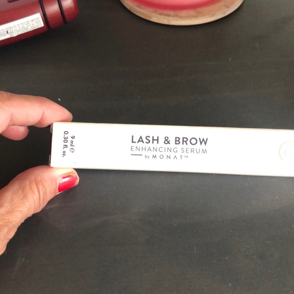 Monat Lash and Brow enchancing Serum out of box.